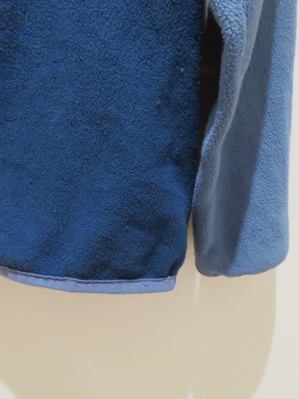 PATAGONIA Micro D Snap-T Hooded Full Zip Fleece Jacket Blue Boys Size 12 Outdoor - Picture 11 of 13